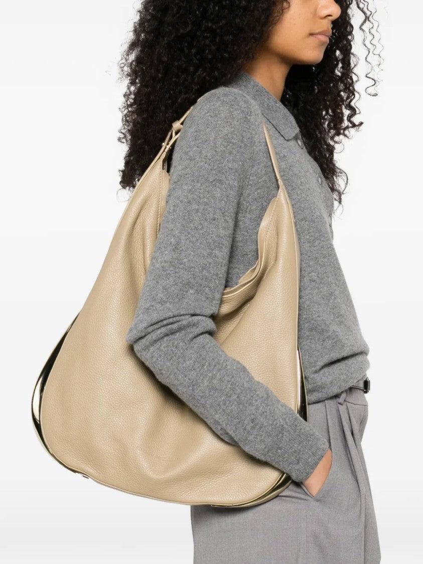 Benedetta Bruzziches Structured Top Handle Detachable Shoulder Handbag