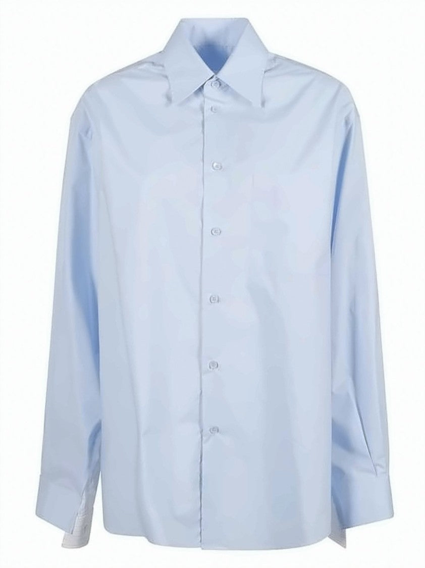 Mm6 By Maison Margiela Classic Button-Down Shirt With Pointed Collar