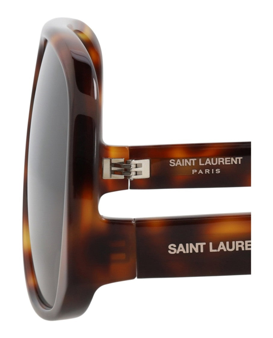Saint Laurent Aviator-Frame Recycled Acetate Sunglasses