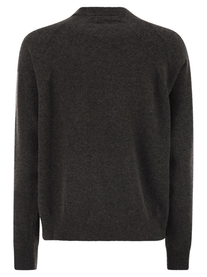 Peserico Crew Neck Jumper With Bright Details