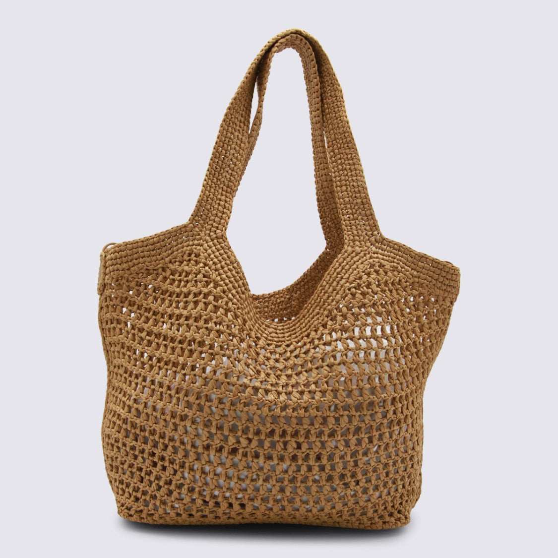 Tod's Woven Tote Bag With Leather Patch And Structured Design