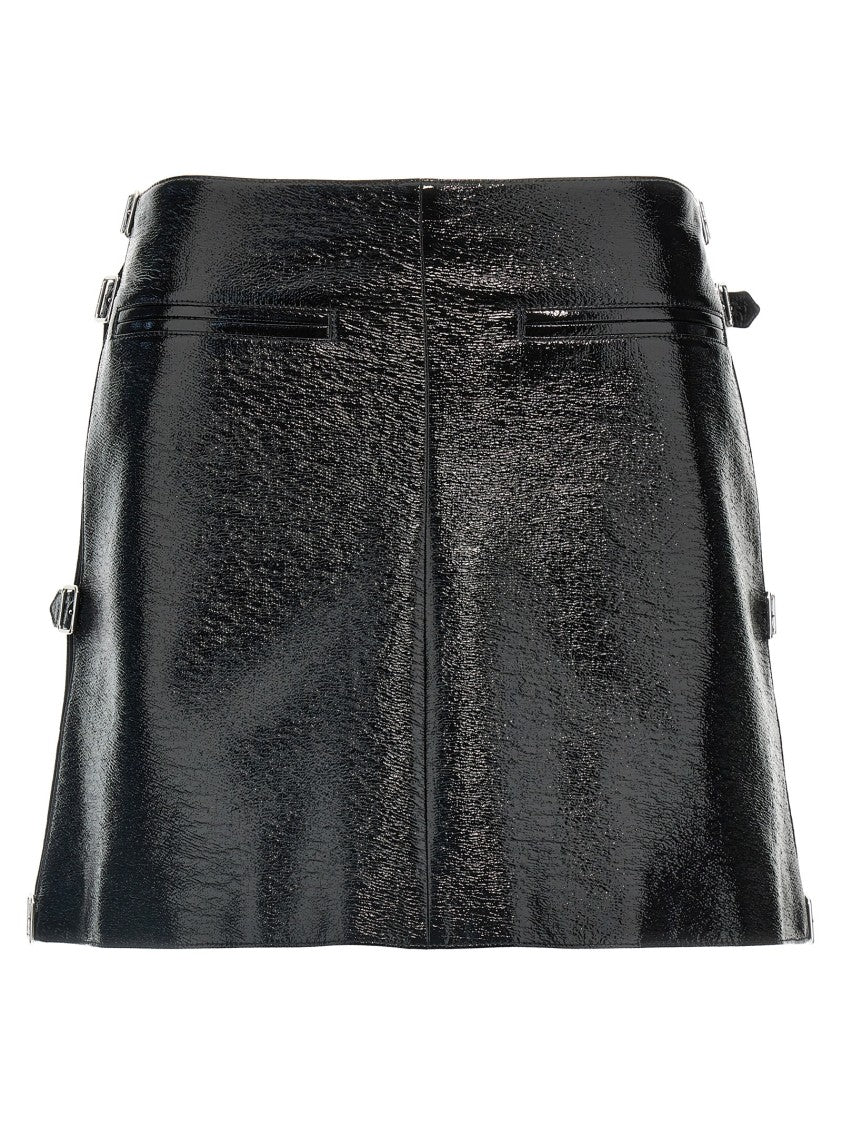 Courrèges 'Mini Multi Sangle Vinyl' Skirt
