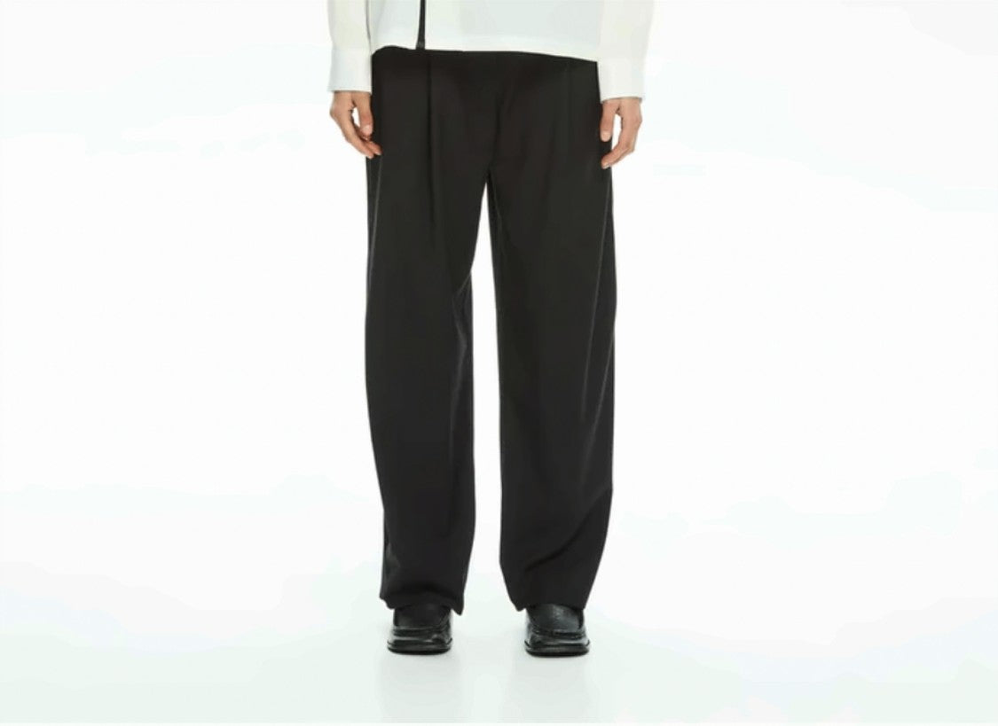 Mlo Viscose-Blend Stretch Straight-Leg Tailored Trousers