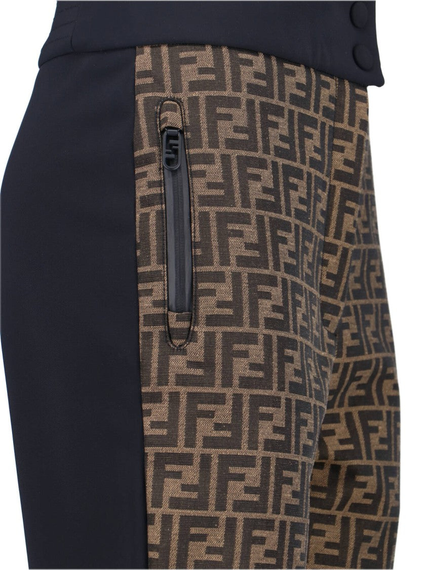 Fendi Ff Ski Pants – Brown/Black