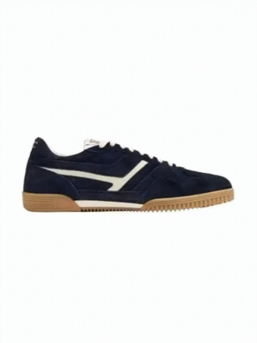 Tom Ford Suede Sneakers With Contrasting Stripe And Gum Sole