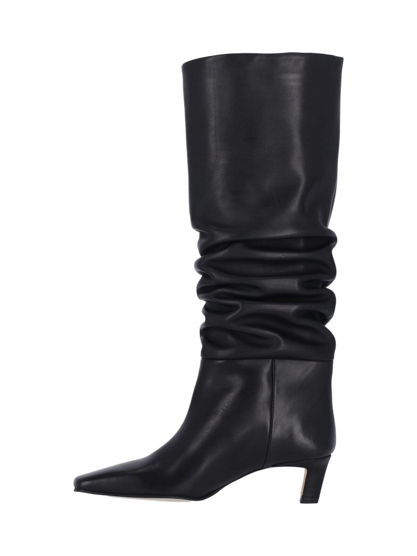 Alohas Black Kalila Calf Leather Boots