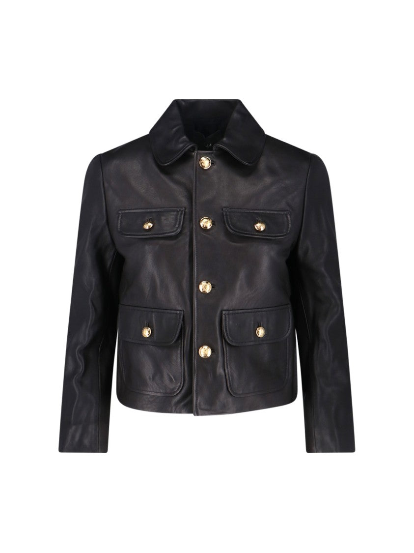 Nili Lotan "Chamonix" Leather Jacket – Black