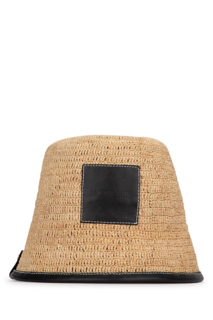 Jacquemus Structured Raffia Bucket Hat