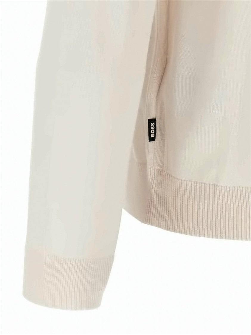 Hugo Boss Classic Long-Sleeve Wool Polo Shirt