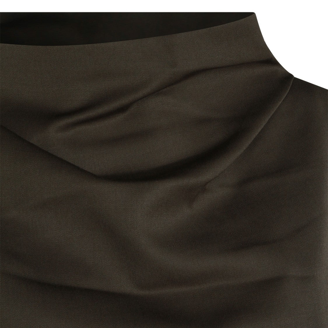 Khaite Astor Mini Dress With Sleek Silhouette And Round Collar