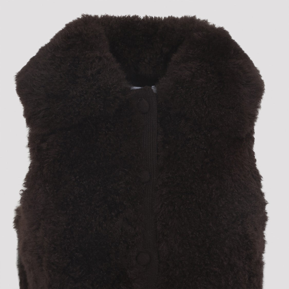 Yves Salomon Lamb Hair Gilet