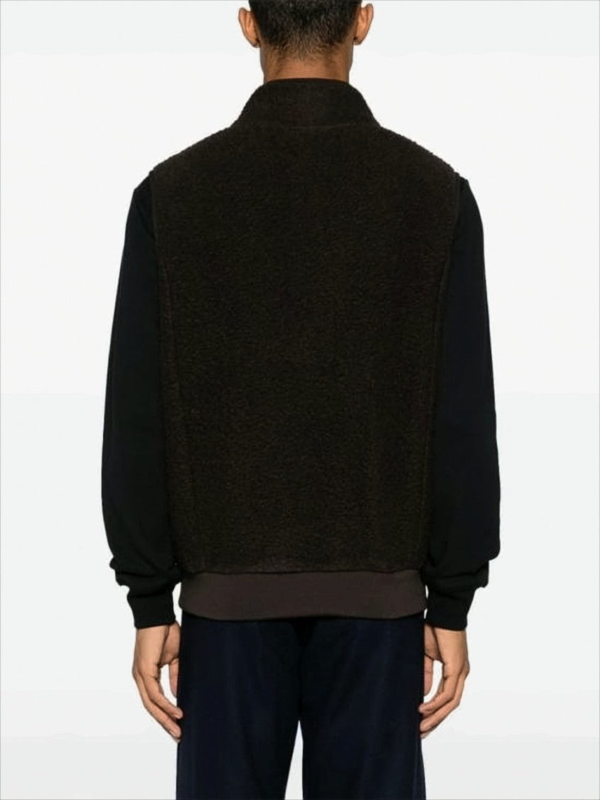 A.P.C. Textured Plush Black Vest