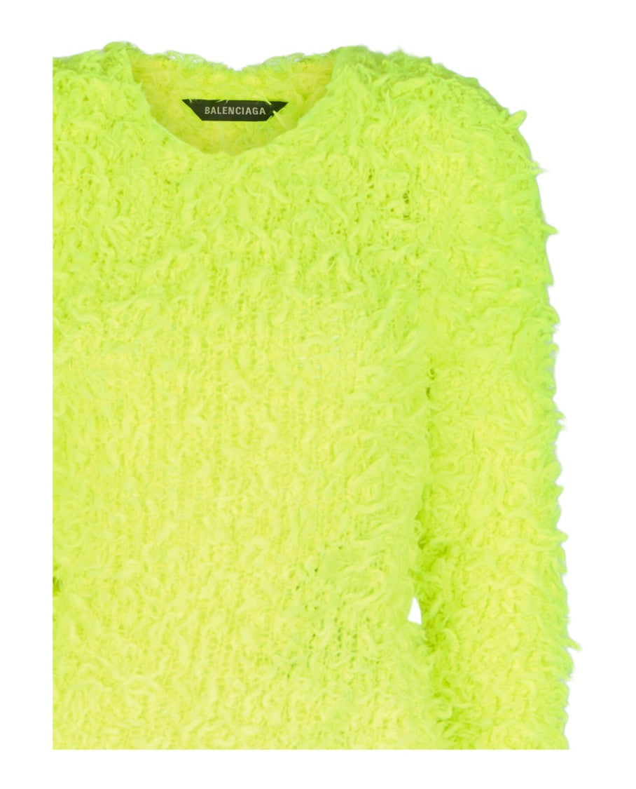 Balenciaga Fluffy Maxi Dress