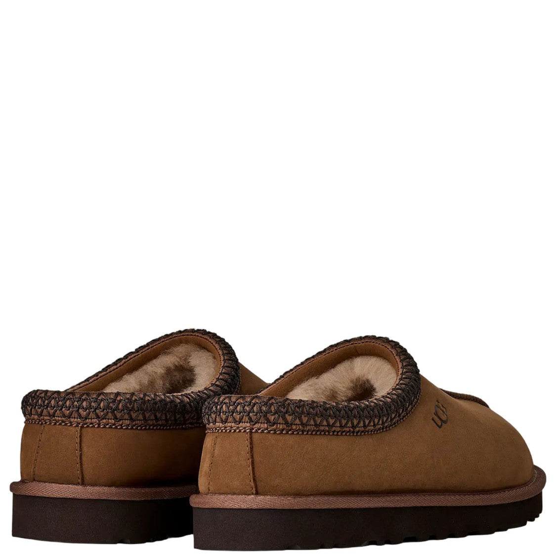 Ugg Brown/Black Suede Mules