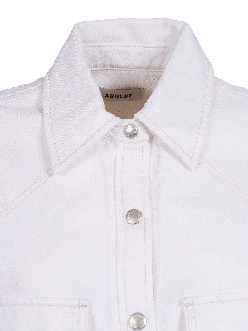 Agolde Western Snap Button Casual Shirt