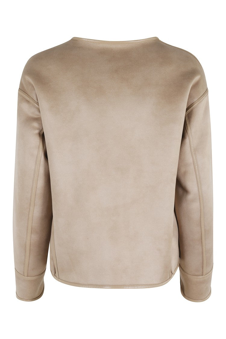 Urbancode Reversible Beige Jacket With Faux Shearling