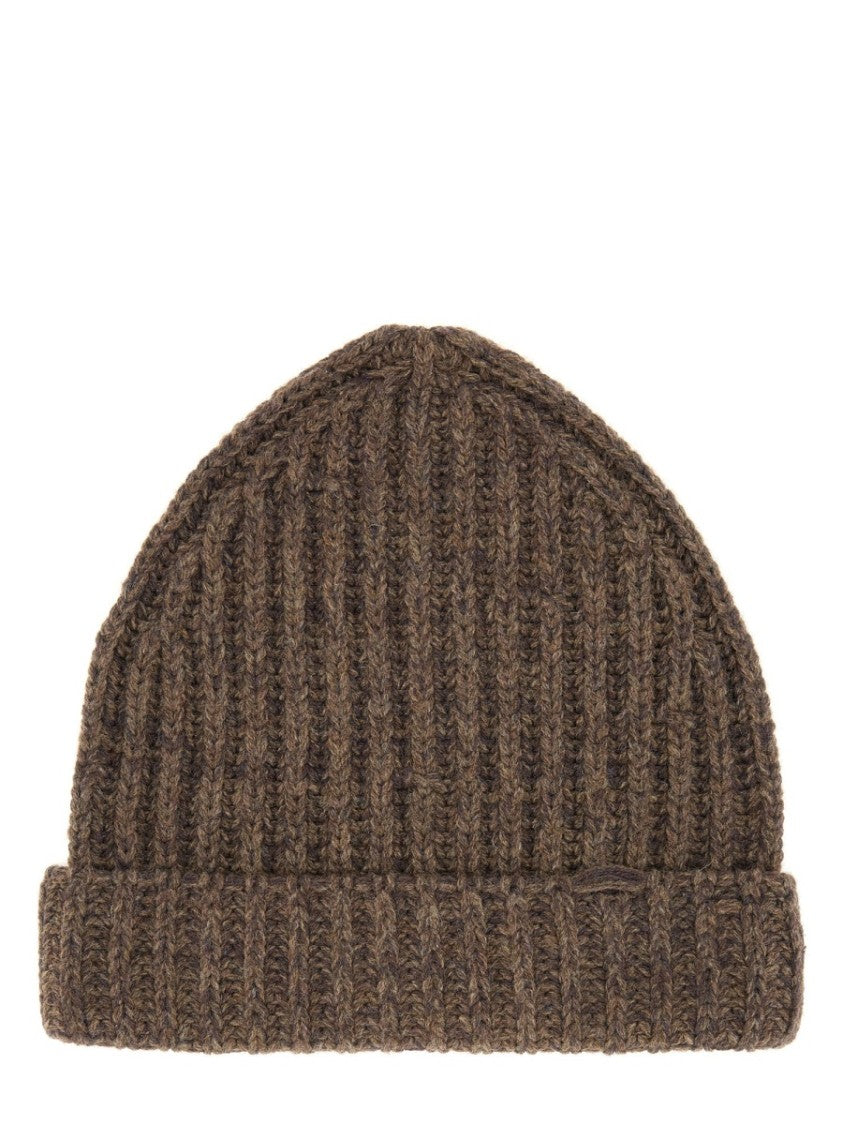 Maison Margiela Wool And Cotton Blend Beanie