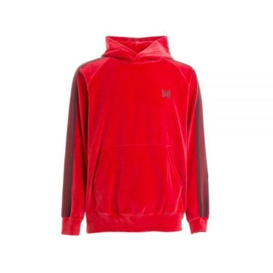 Needles Relaxed Fit Hoodie With Plush Texture