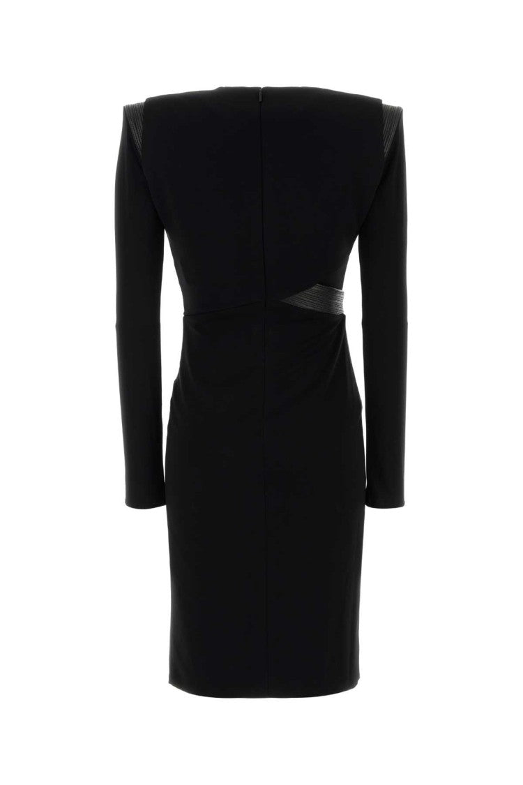 Versace Black Crepe Dress