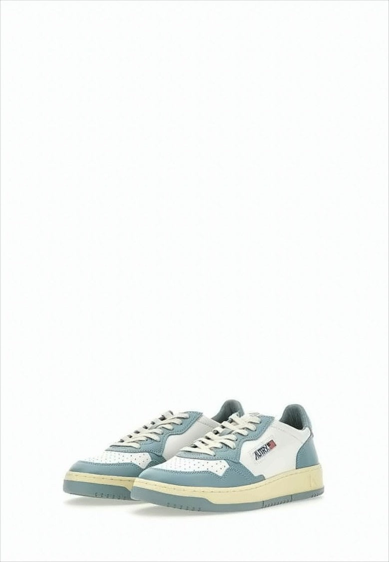 Autry Autry Low-Top Sneakers With Smooth Leather Panels And Perforated Detailing