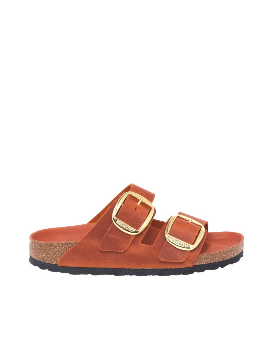 Birkenstock Burnt Orange Arizona Big Buckle Sandals