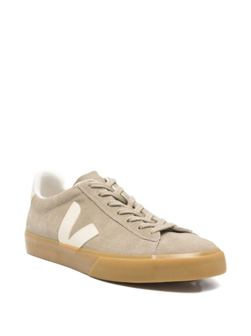 Veja Black Low-Top Suede Gum Sole Sneakers