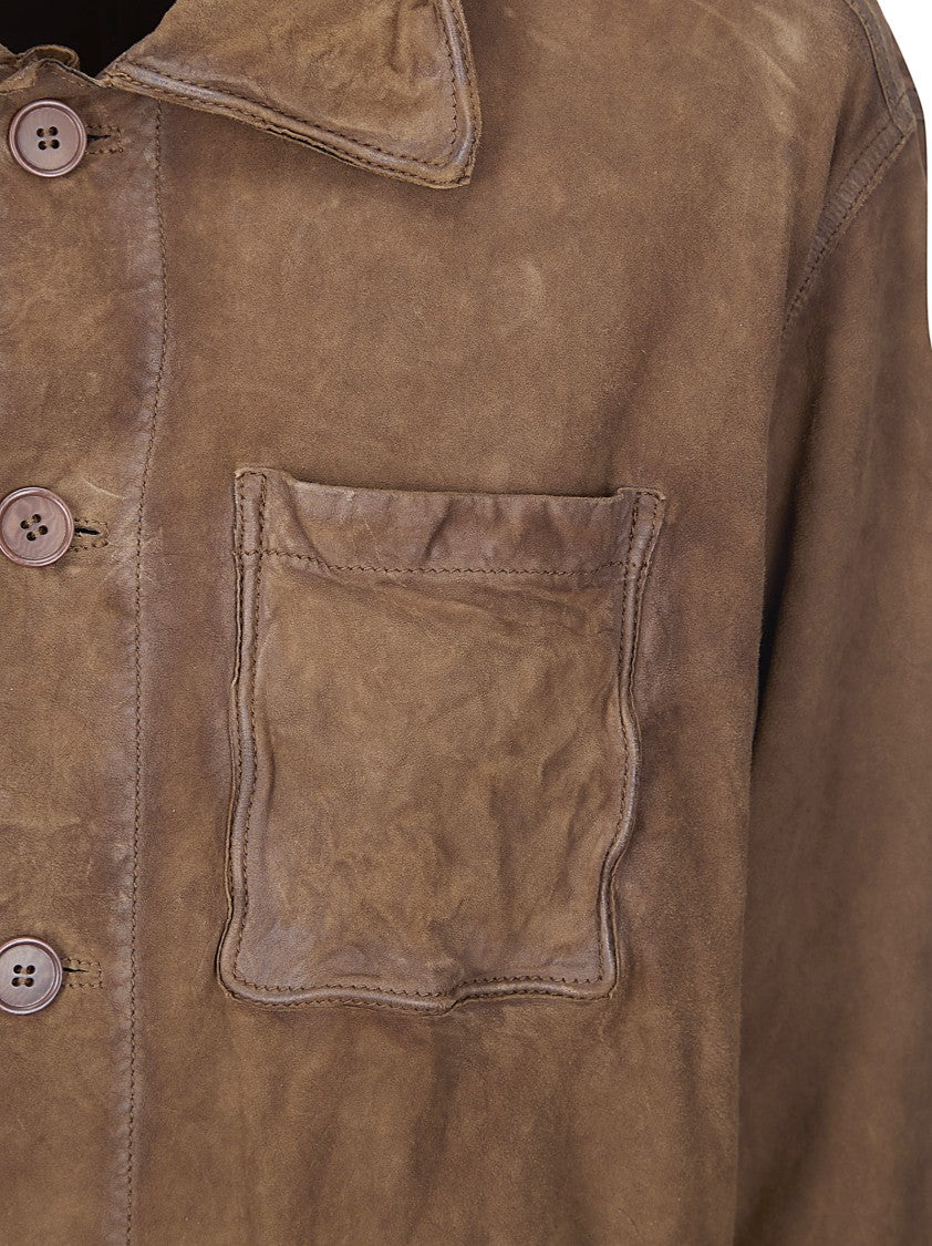 P.A.R.O.S.H. Classic Goat Suede Jacket