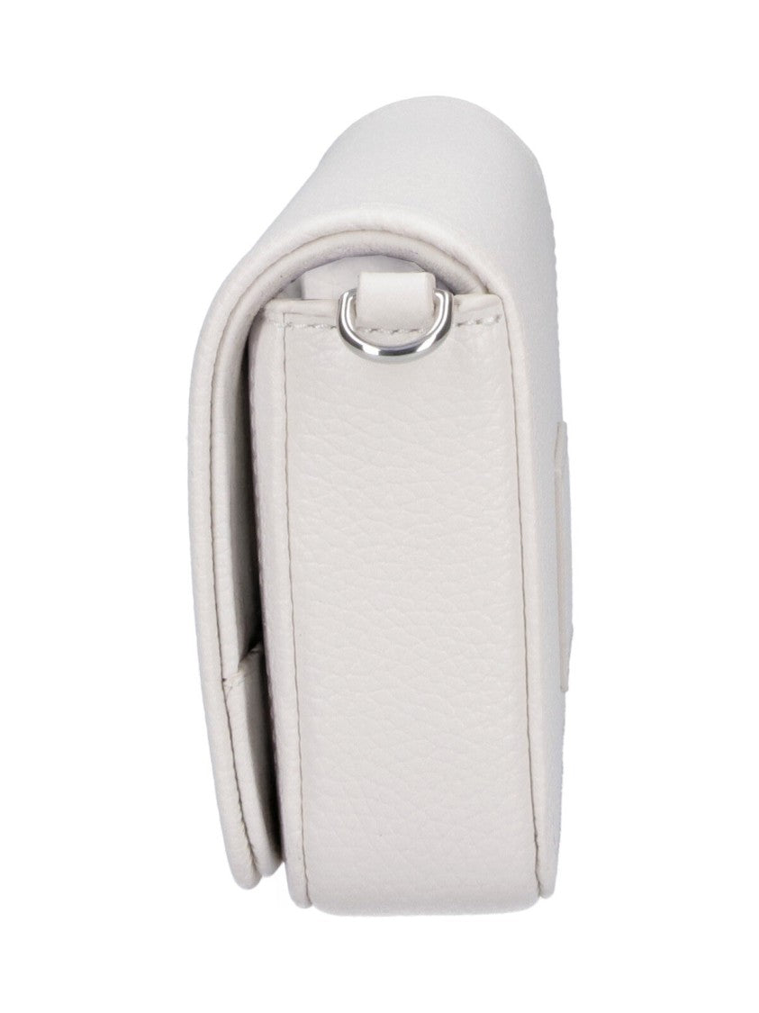 Marc Jacobs White The Leather Textured Mini Bag