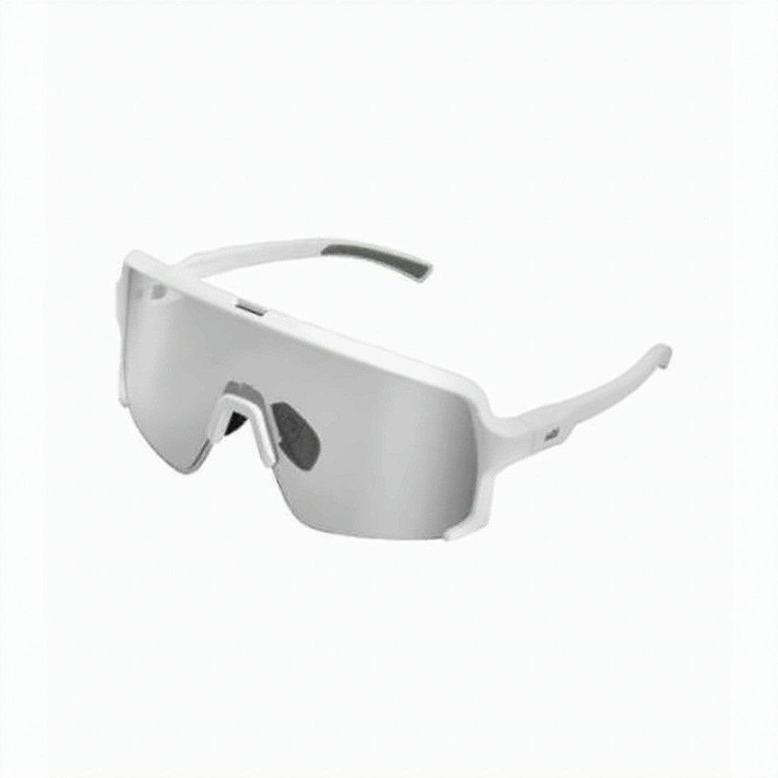 Wtd Wraparound White Women's Sunglasses With Reflective Lens