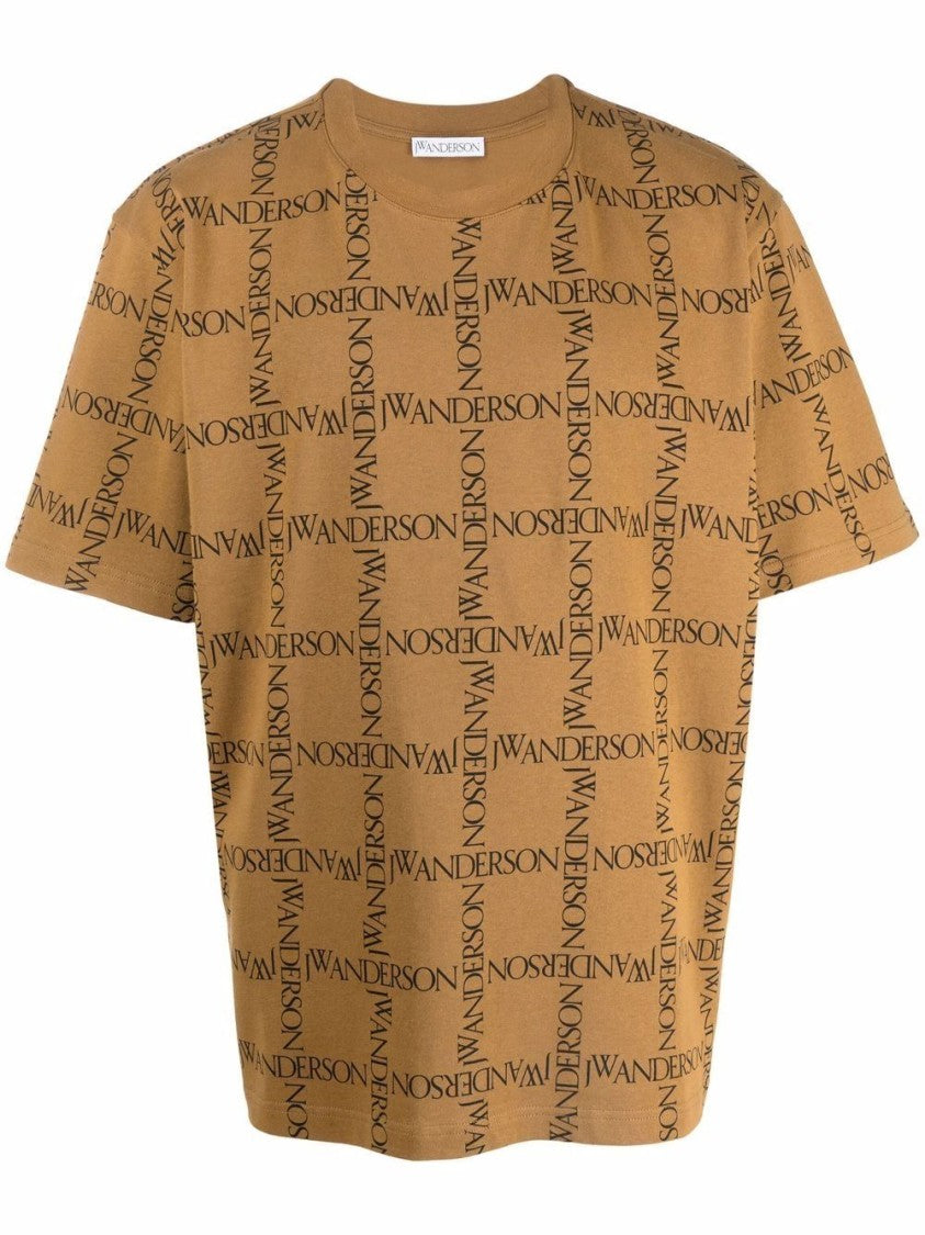 J. W. Anderson All Over Logo Oversize T-Shirt