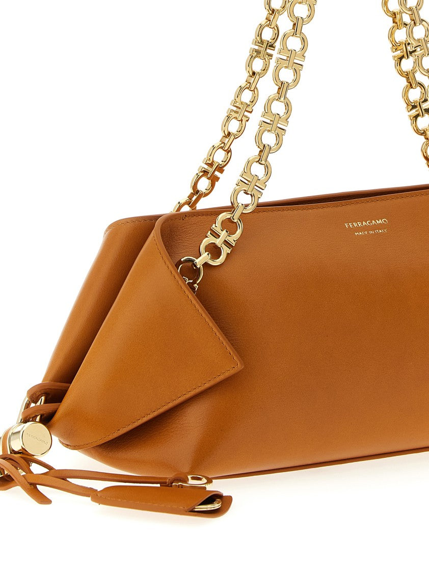 Ferragamo ' (S)' Shoulder Bag