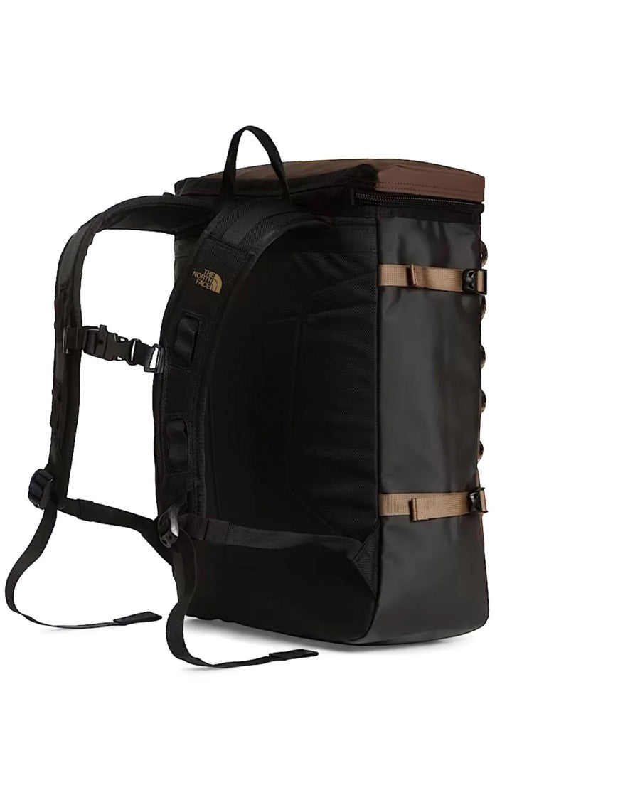 The North Face Square-Box Shape Backpack With Padded Straps And Compression Features