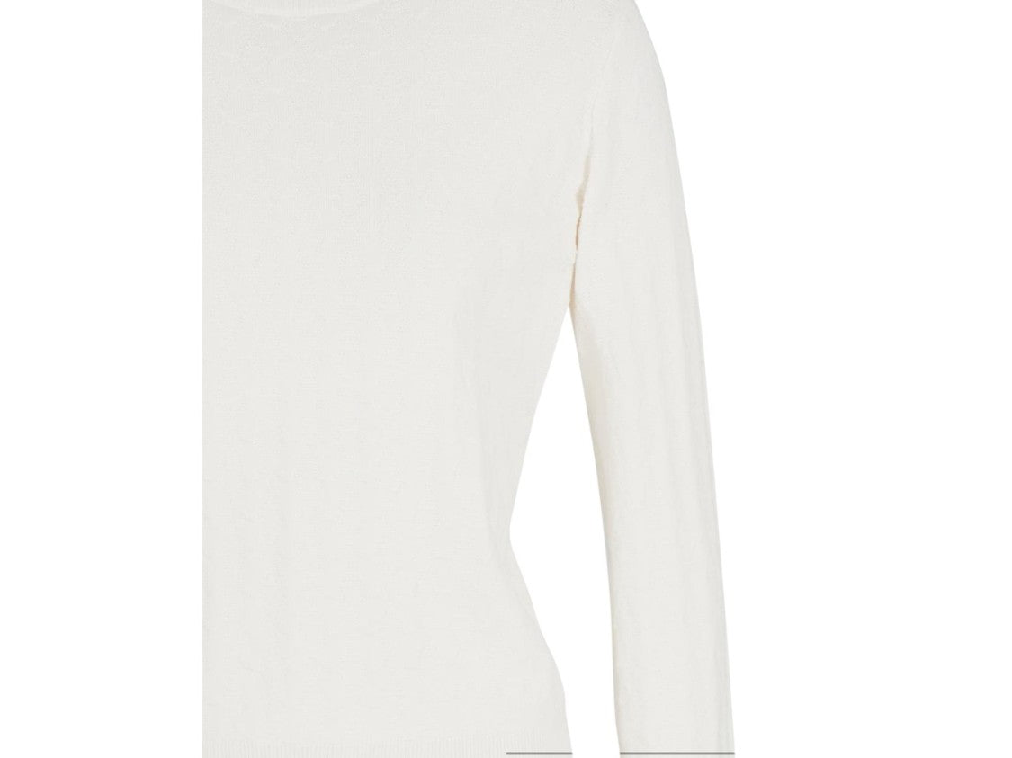 Armani Exchange Cream Knit Sweater