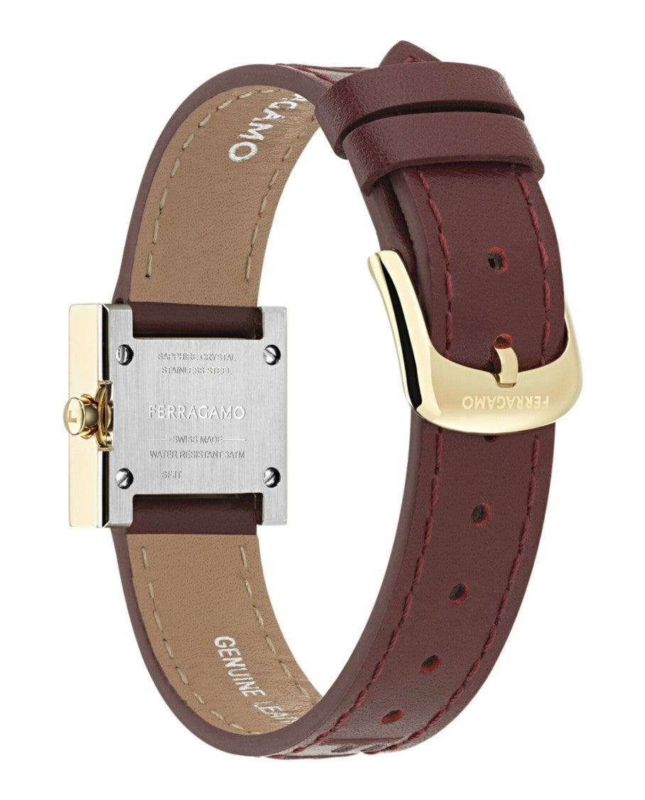 Ferragamo Portrait Leather Watch