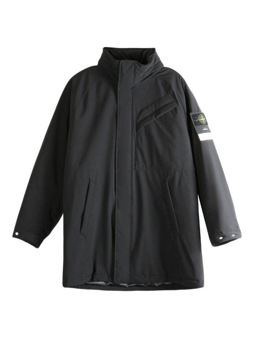 Stone Island Hooded Insulated Jacket With Primaloft Gold