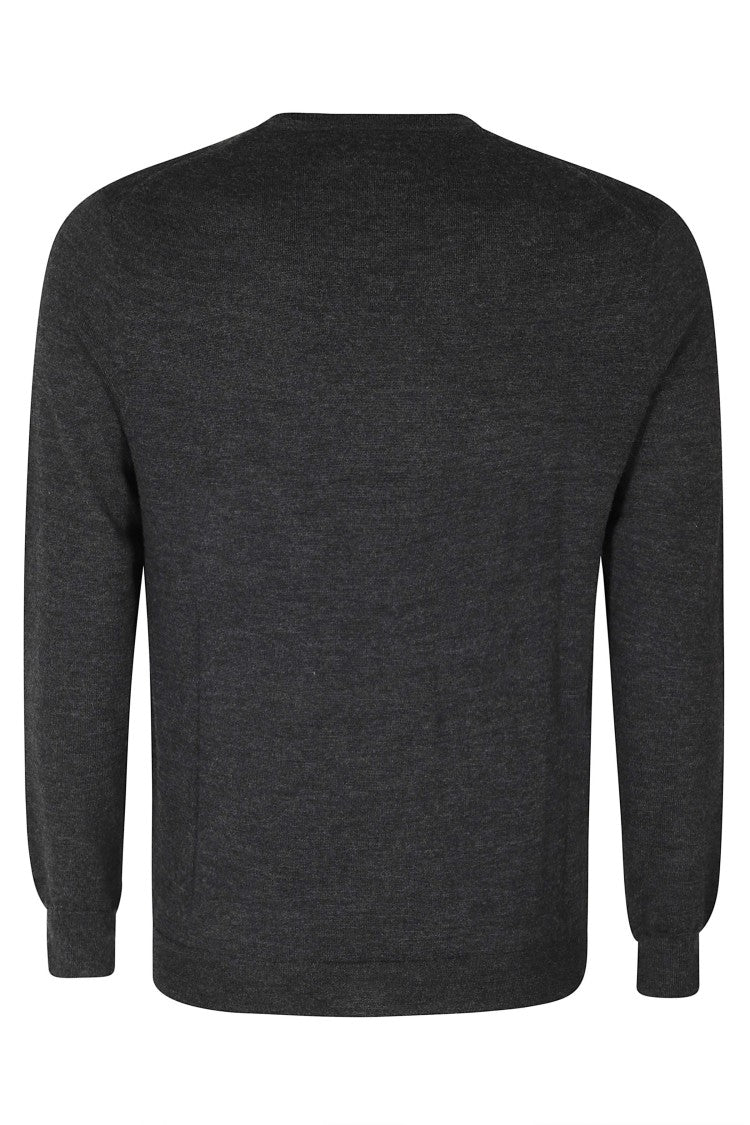 Polo Ralph Lauren Dark Granite Crewneck Merino Wool Pullover Sweater