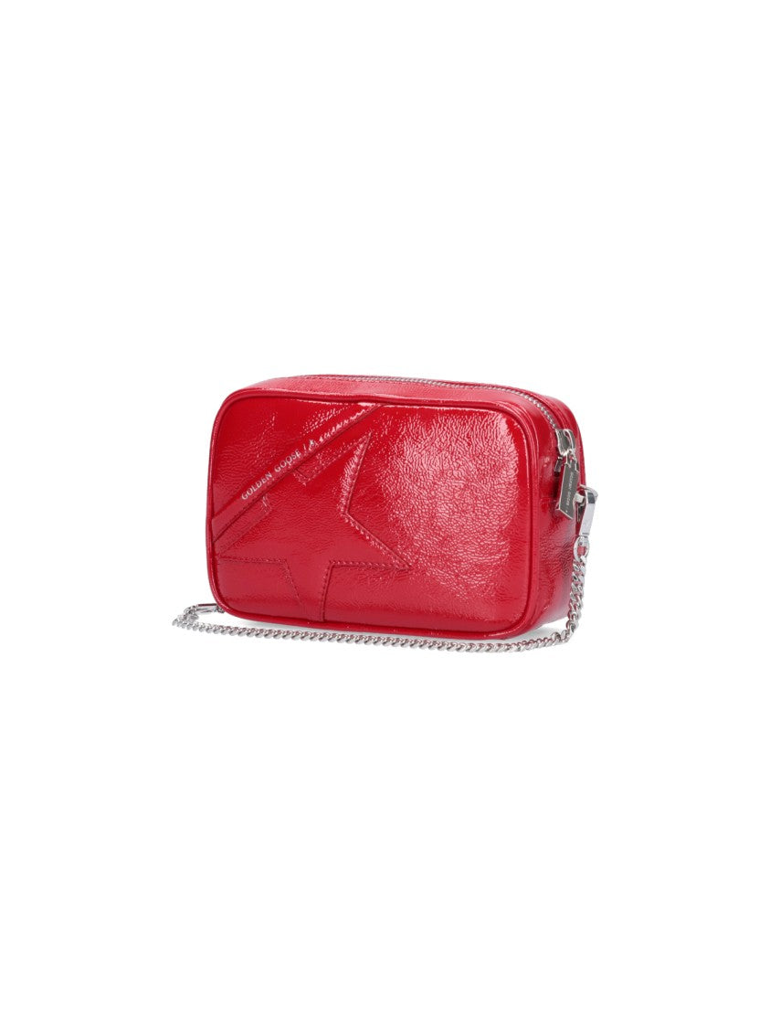 Golden Goose "Star" Mini Bag, In Red Patent Leather