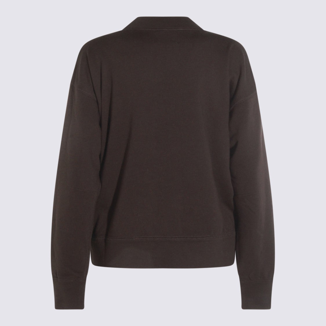 Isabel Marant Étoile Relaxed Fit Sweater With Bold Graphic Logo And V-Stitch Detail