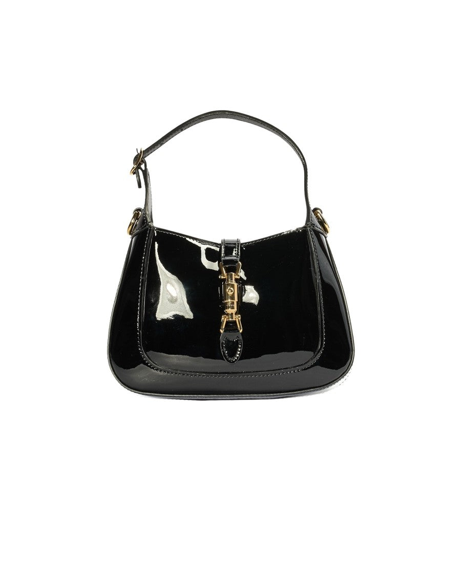 Gucci Mini Jackie 1961 In Black Patent Leather