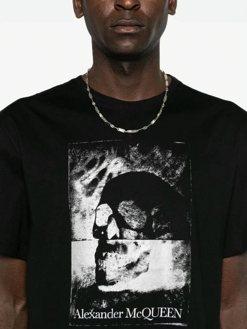 Alexander Mcqueen Skull Print Short-Sleeve T-Shirt With Relaxed Fit