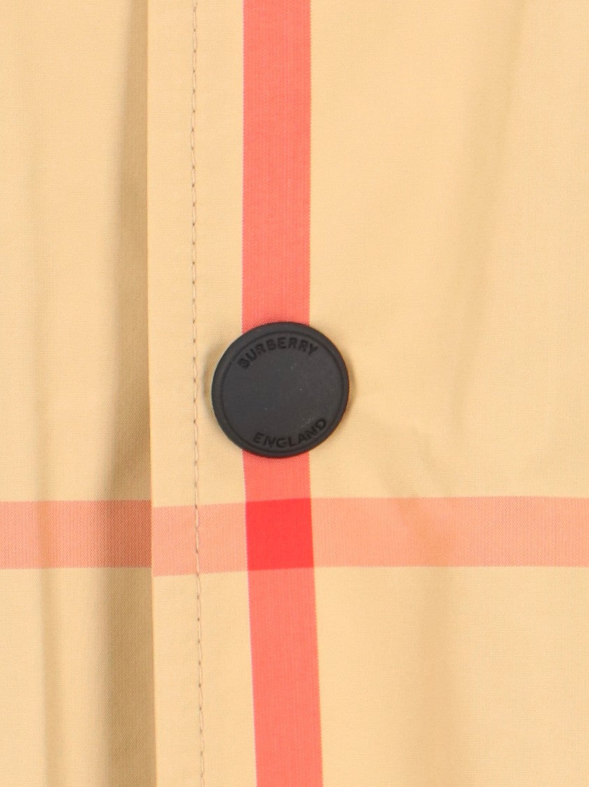 Burberry Check Shirt Jacket – Beige