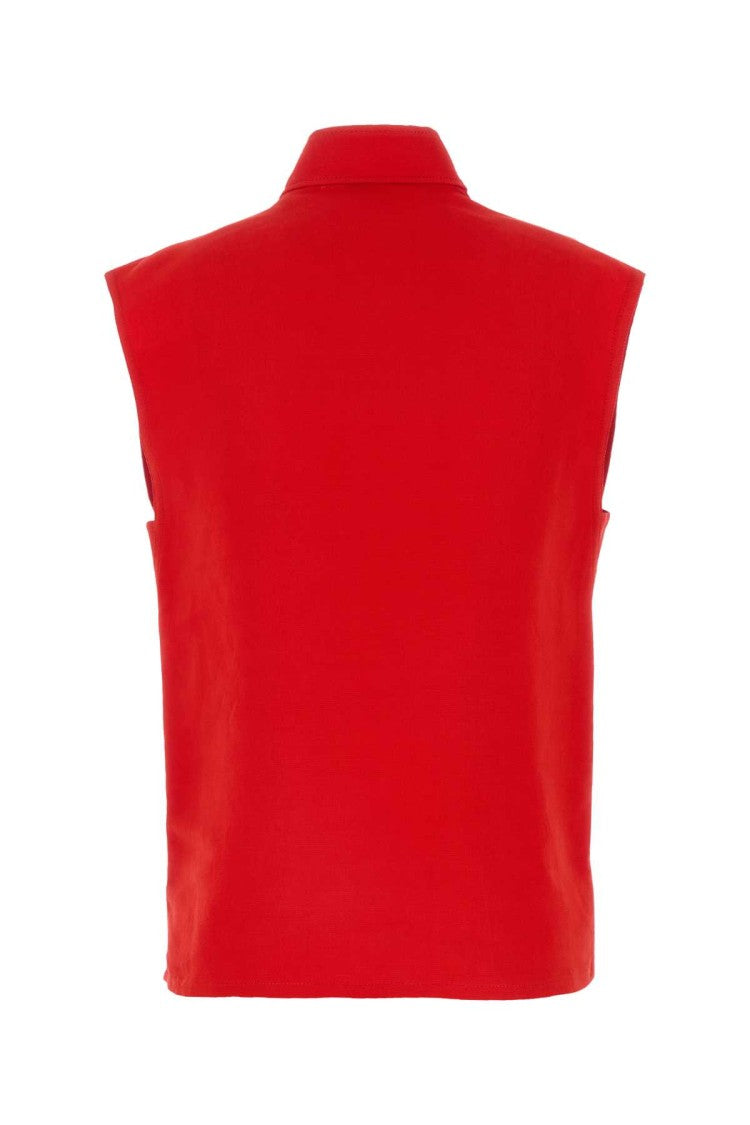 Burberry Red Canvas Vest
