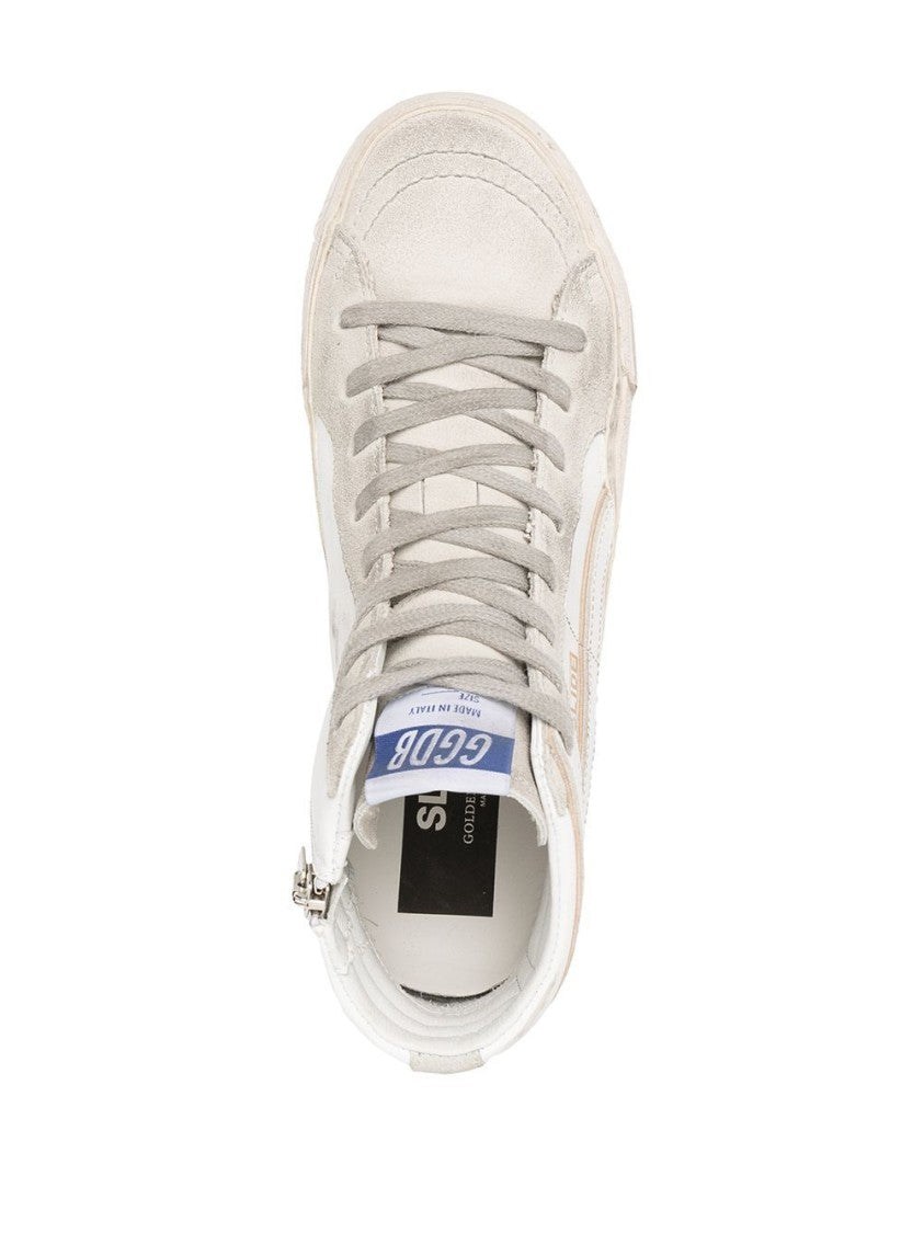 Golden Goose Silk And Nylon Color Block Sneakers