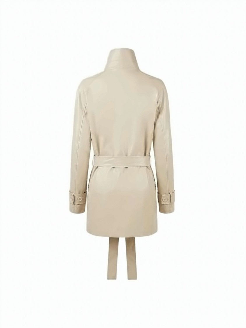Paloma Wool Tailored Belted Jacket With High Stand Collar