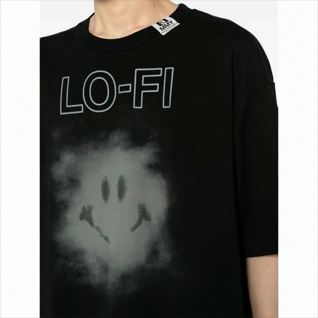 Maison Mihara Yasuhiro Graphic Print Oversized T-Shirt With Unique Label Detail