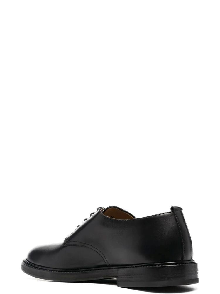 Henderson Black Derby Closed Lace-Up Leather Formal Shoes
