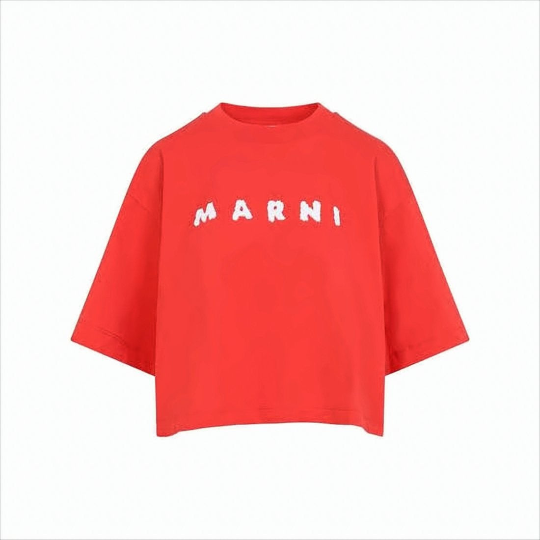 Marni Boxy Short-Sleeve T-Shirt With Textured Detailing