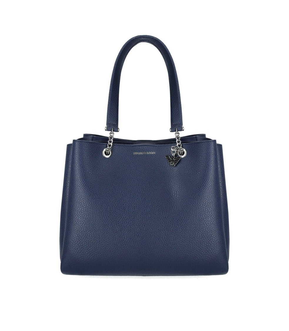 Emporio Armani Charm Navy Blue Shopping Bag
