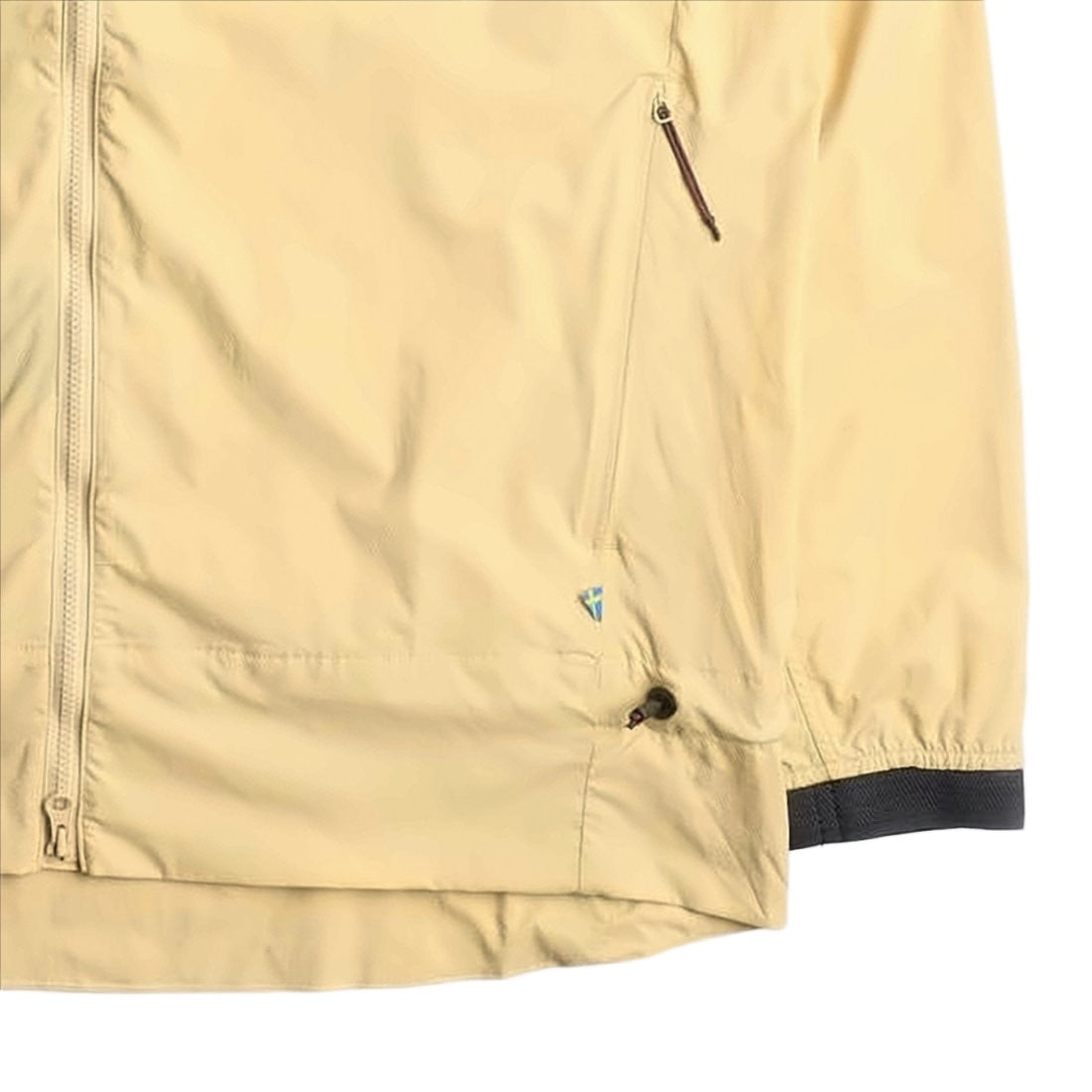 Klattermusen Lightweight Pale Yellow Polyamide Jacket With Hood