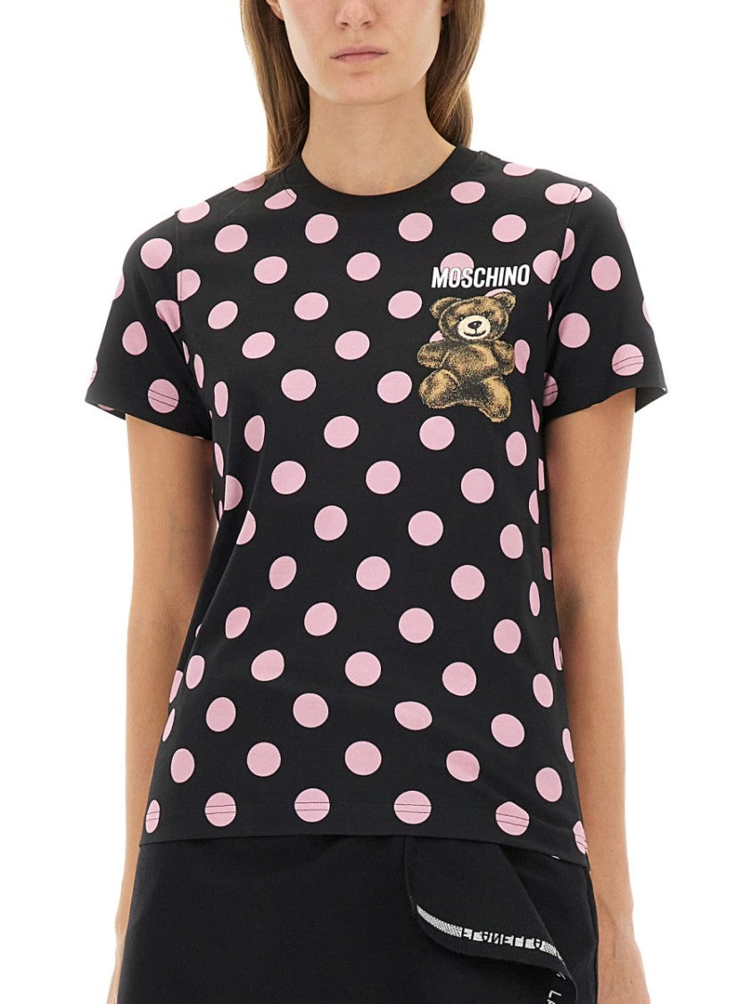 Moschino "Teddy Polka Dots" T-Shirt